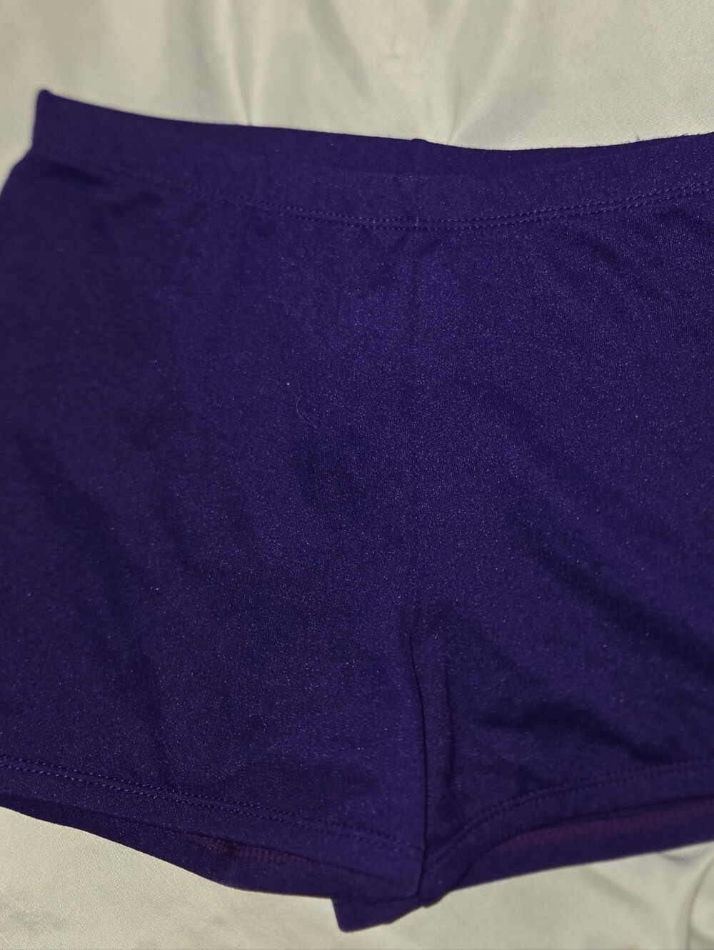 Chasse Boy-cut Cheer Shorts Women’s Size Medium Athletic Shorts - Purple
